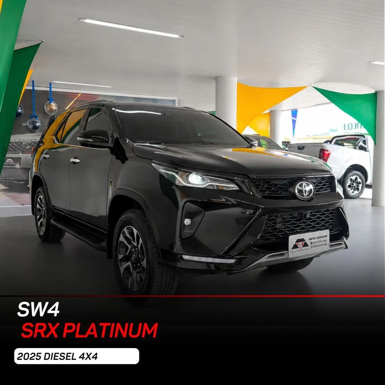 Toyota Hilux SW4 SRX Plat. 4X4 2.8 TB Die. Aut. 2025