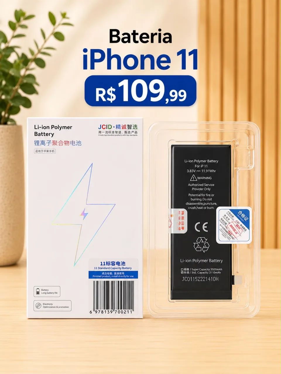 Bateria para iPhone 11 