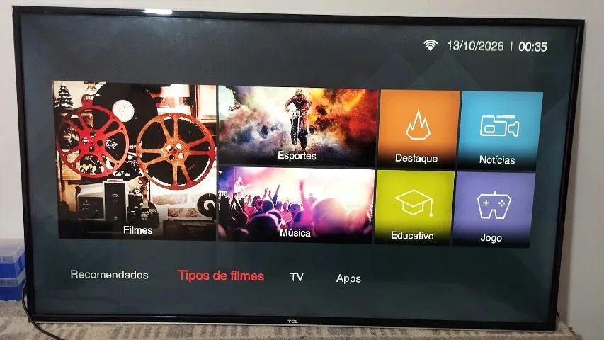 televisão smart 55 polegadas