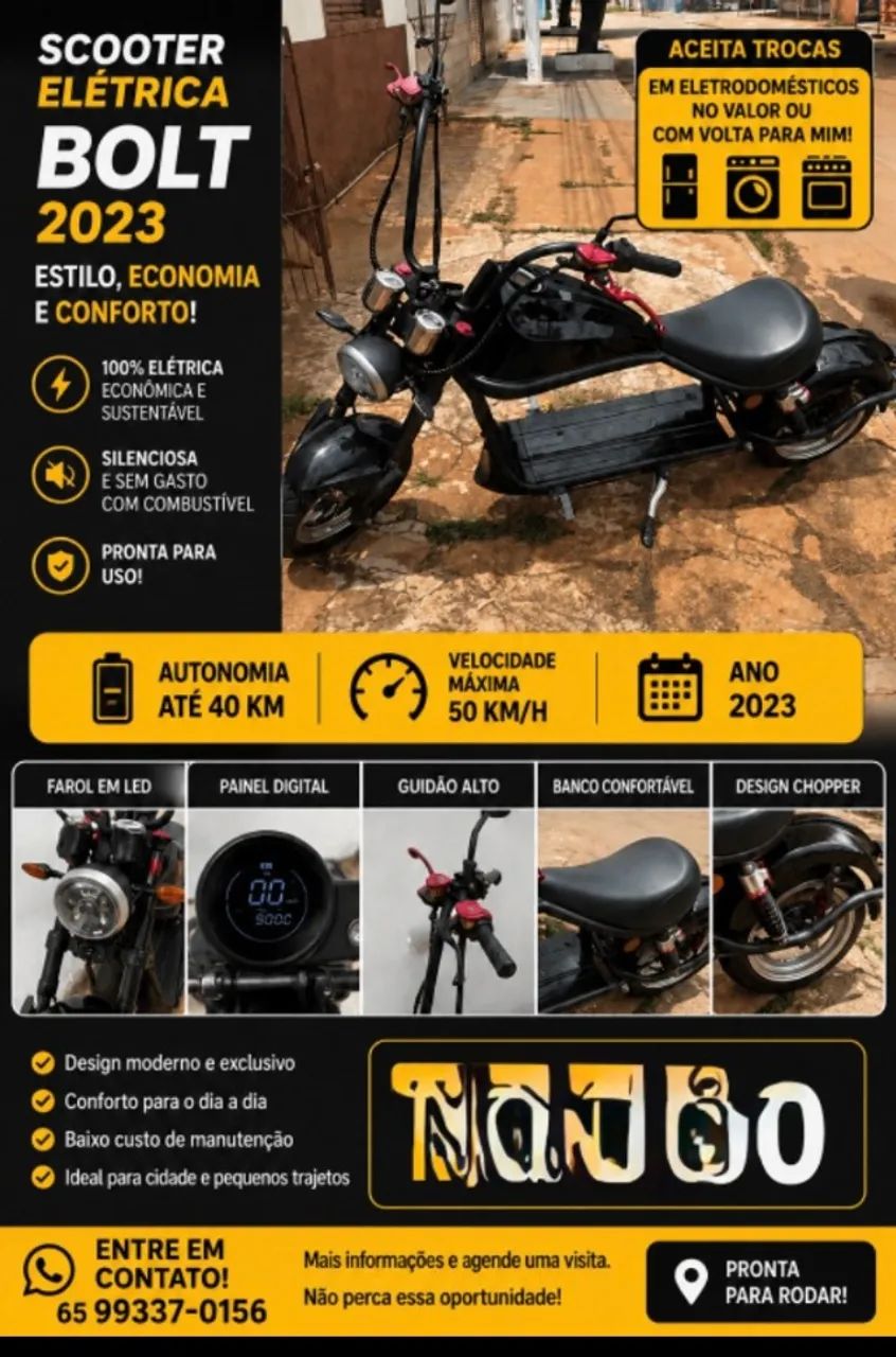 Vendo moto elétrica 