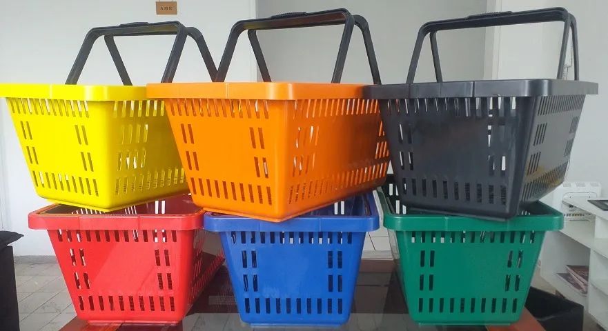 CESTA PLASTICA CESTINHA SUPERMERCADO MERCADINHO FARMACIA