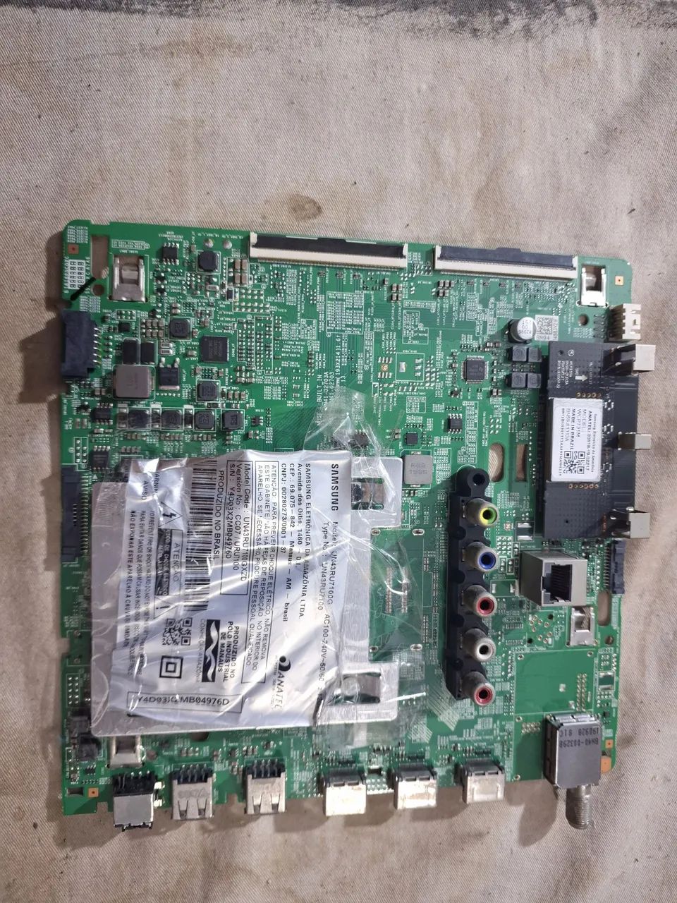 placa principal samsung un43ru7100g  - Foto 2