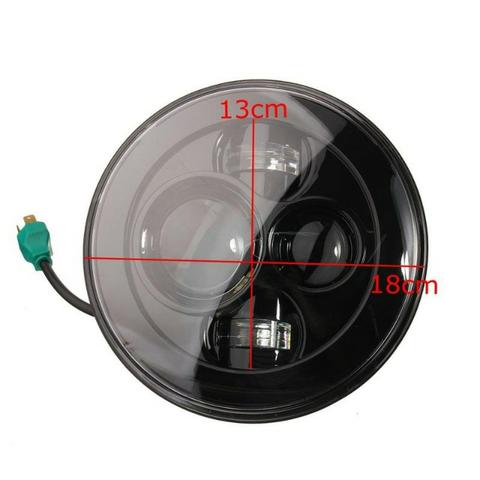 Par Farol Led 7 Para H4 Com Plug H13 Troller - Foto 3