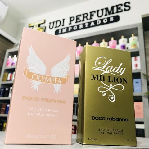 Perfume Olympea Paco Rabanne 100ml ou Lady Million Paco Rabane 100ml