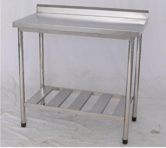 Mesa Inox 1,20m x 0,65m com Espelho Marcos 51 9 *