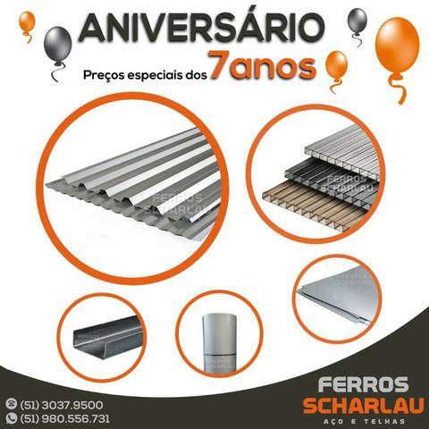 Telha Aluzinco Pronta Entrega 0,43mm - R$ 19,50 - Foto 2