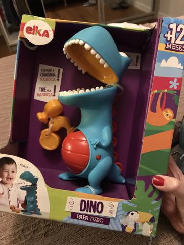Brinquedo Dino Papa Tudo NOVO