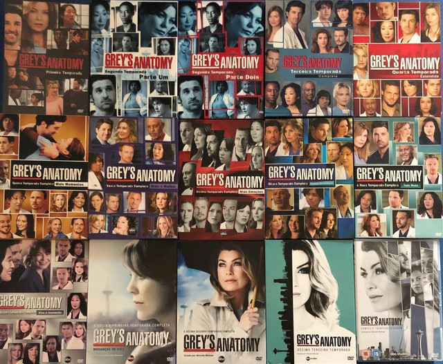 Greys Anatomy (temporadas 1 a 14) Completo DVD