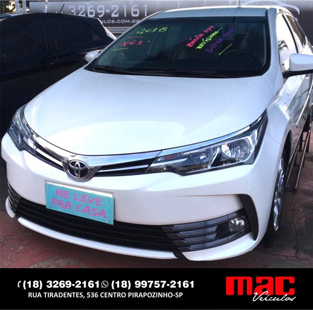 COROLLA 2017/2018 2.0 XEI 16V FLEX 4P AUTOMÁTICO