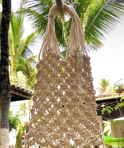 macrame boho bolsa