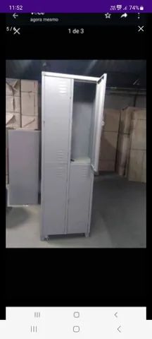 Roupeiro de aço com 4 portas grandes com pitão.( só novos  )Lê Bem a descriçãoo 