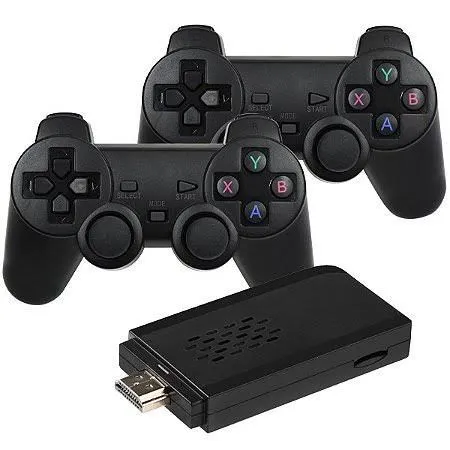 Console Game Stick Retrô 4K 10000 Jogos 2 Controles Sem Fio-ROG NA WE