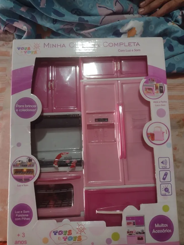 Casinha casa infantil mdf boneca Tema Peppa Pig com mini móveis