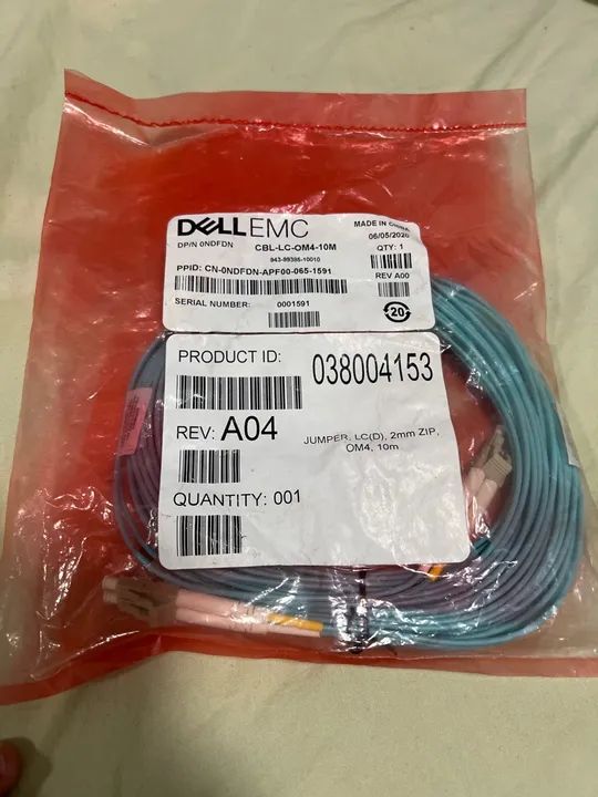 Cabo de Fibra Óptica OM4 10m Dell EMC