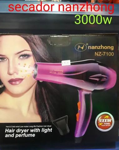 Secador De Cabelo Profissional 3000w Nz-7100 Lazer - Foto 2