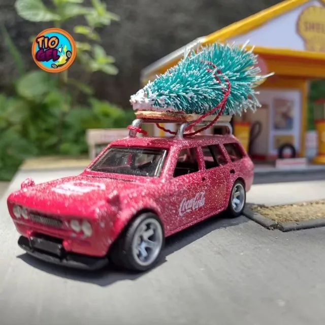 hot wheels datsun bluebird 510 wagon custom christmas - Foto 2