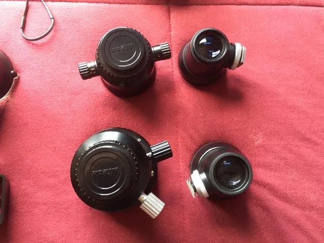 Câmera submarina (filme) Nikonos V, lentes 15, 20 e 35 mm, seus visores e o Kit macro - Foto 4