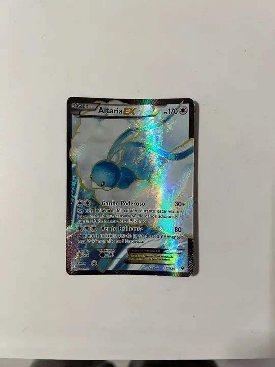 Carta Pokemon Altaria EX - 123/124
