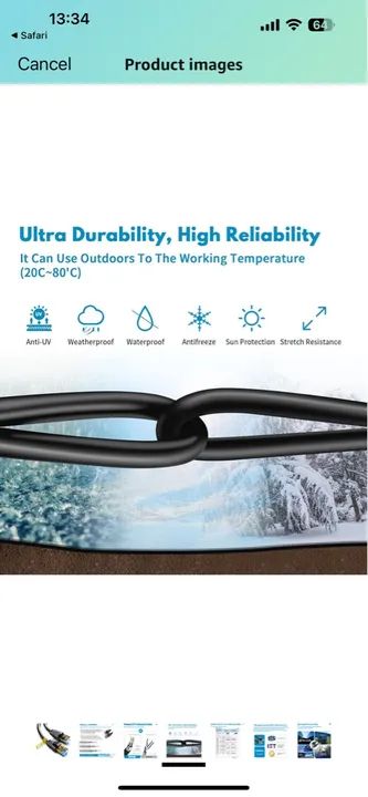 Cabo de Rede CAT 8 Fluke Networks 1.85m - Vabogu - Foto 5