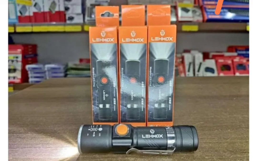 Lanterna Re mini lanterna recarregável LED USB Lehmox super potente