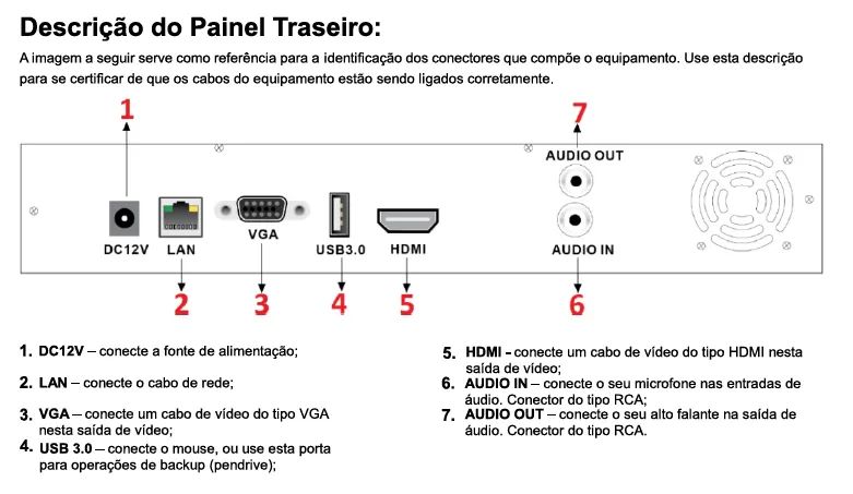 NVR Tecvoz  TW-P5032 - 32 Canais com HD 8TB - Foto 3