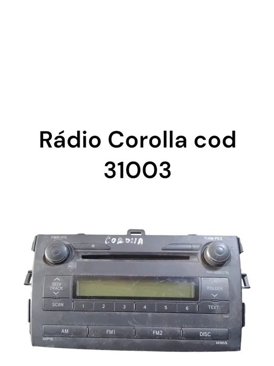 Rádio Corolla Cod 31003