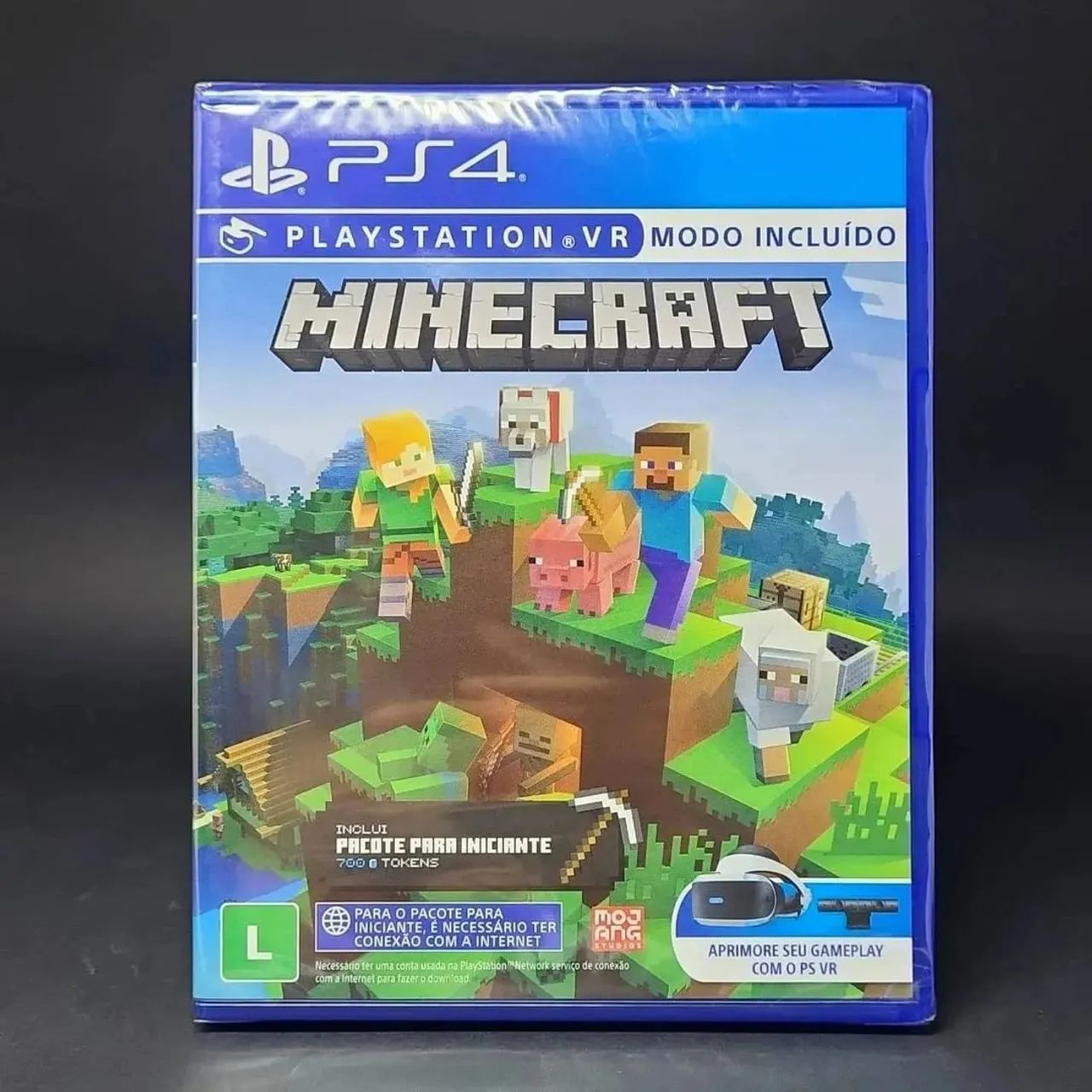 Minecraft PS4 VR - Novo e Lacrado loja na batista campos 
