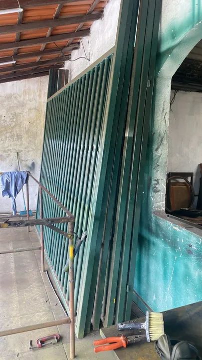 GRADE EM AÇO CHAPA 14- PARA TERRENO, LOTES, GARAGEM OU AREAS DIVERSAS - Foto 2
