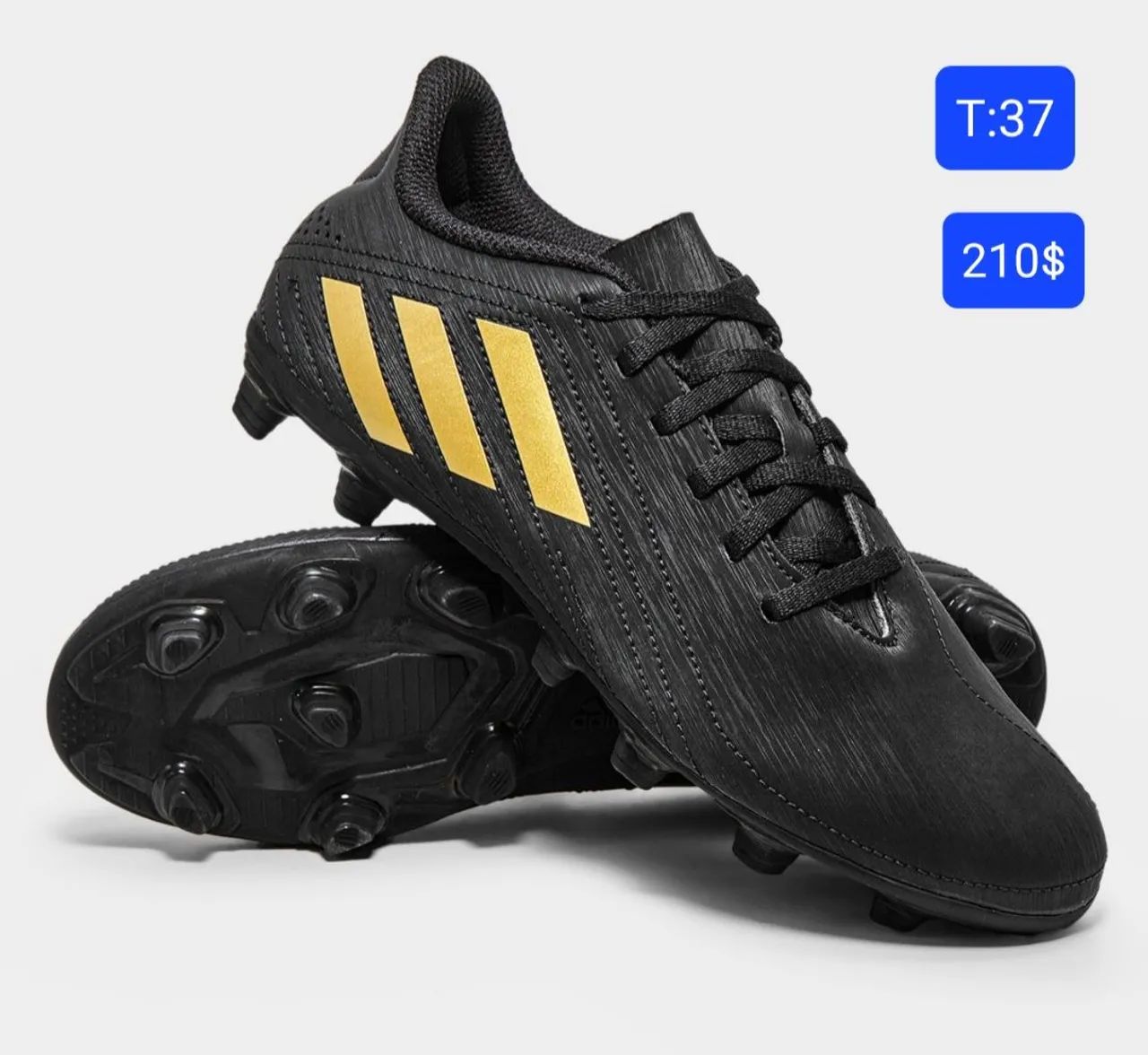 Original Adidas Football Cleats Size 37