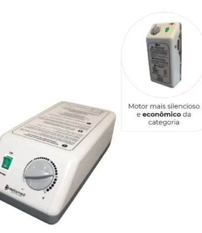 Colchao Pneumatico Air Plus Completo Dellamed 220v - Foto 2