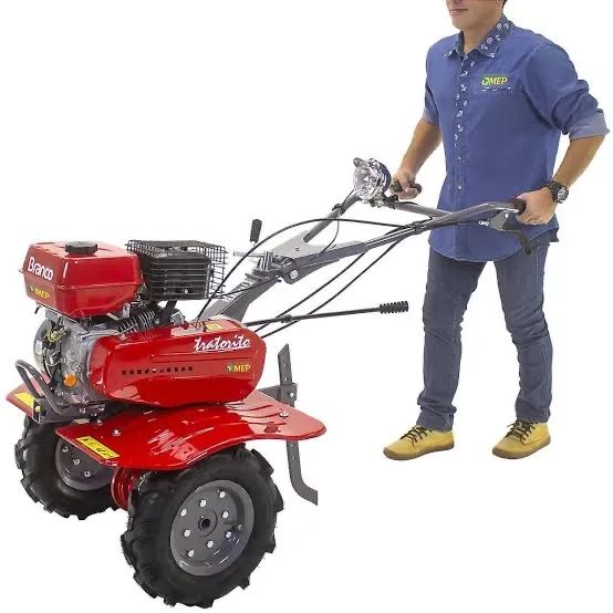 Tratorito motocultivador BRANCO 6,5 gas.  ZERO - Foto 2