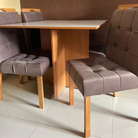 Mesa de Jantar com 4 Cadeiras Sophia tt76 - Foto 2