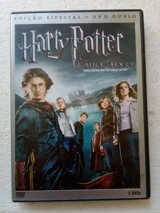 Dvd duplo Harry Potter e o cálice de fogo.