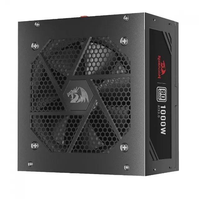 Fonte ATX 1000W PFC Ativo 80 Plus Platinum Redragon Full Modular Black PCIe 5.0 - WZetta - Foto 6