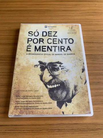 Dvd  "Só dez é mentira-a desbiografia oficial de Manoel de Barros" 