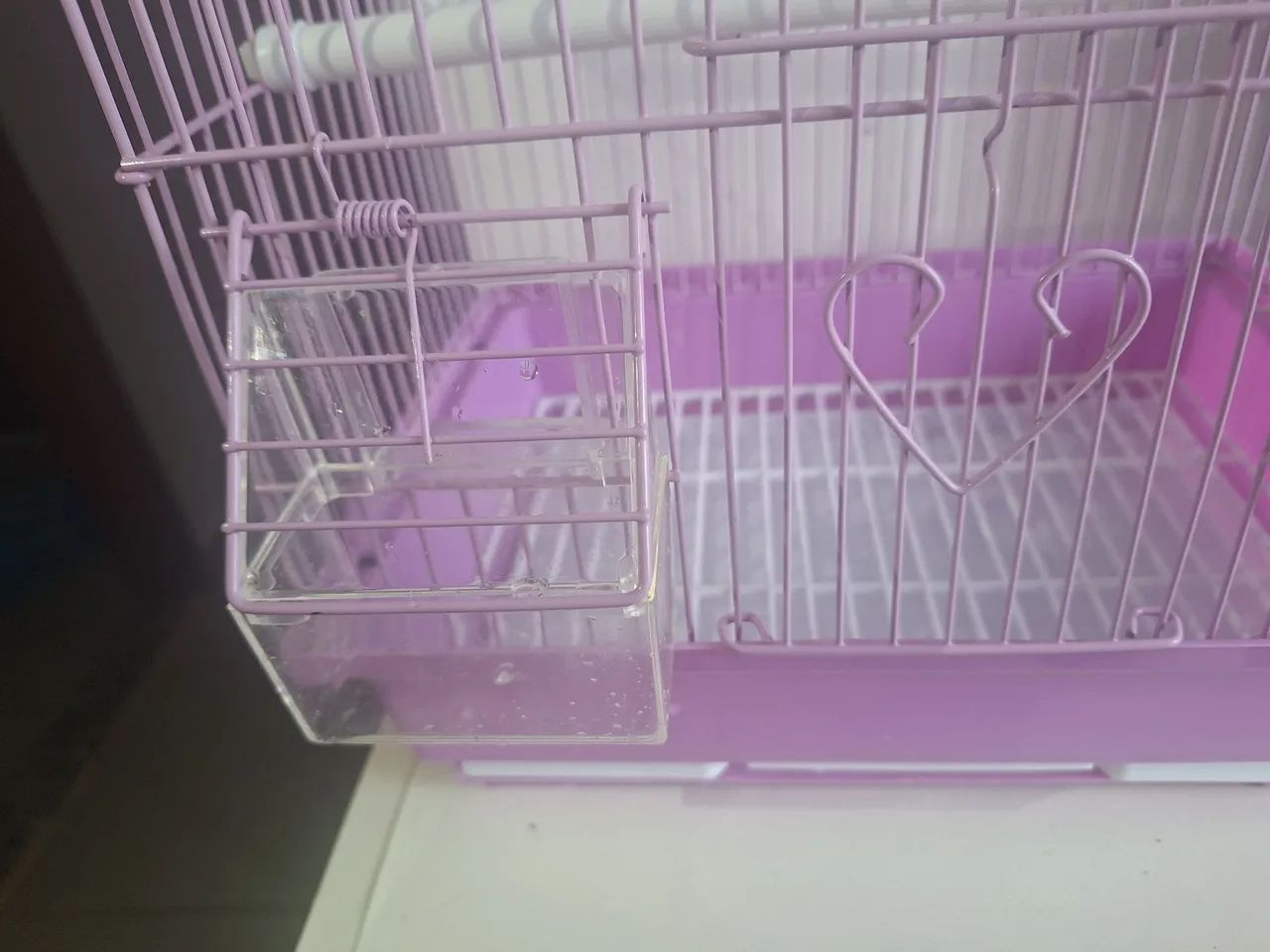 Gaiola para Pássaros Rosa