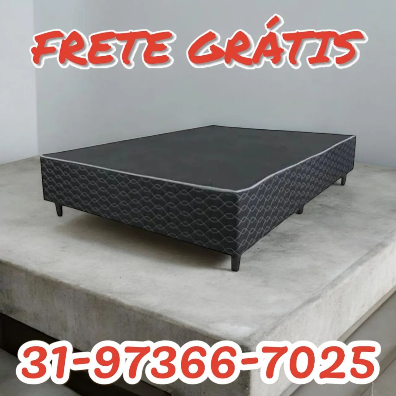 BASE BOX CASAL NOVAS / ENTREGA GRÁTIS / $329,90