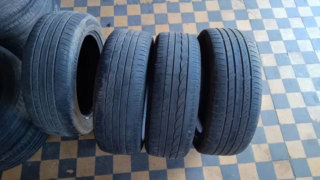 Pneus 185/55R16 Bridgestone - Meia vida e Usados - R$150,00 cada - Foto 4