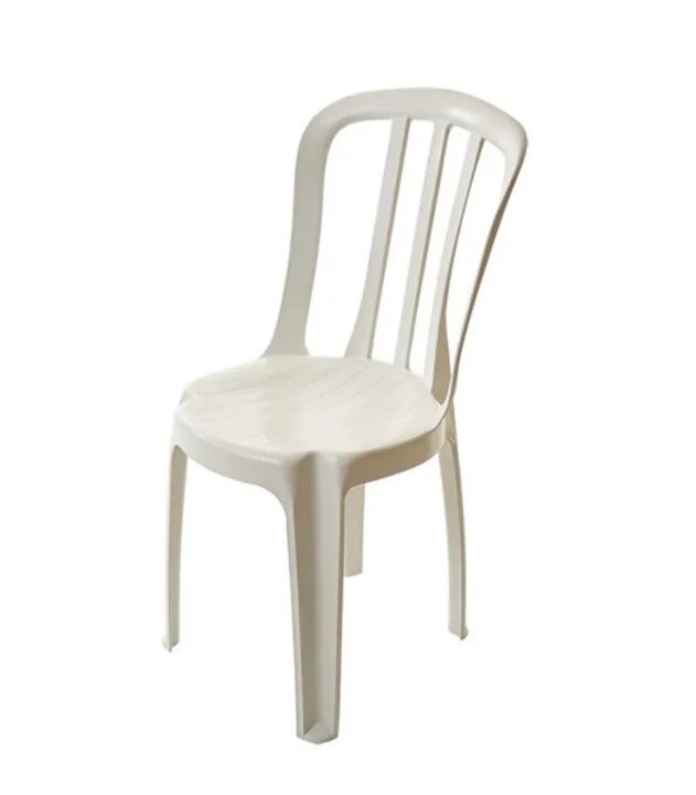 Mesa de plástico retangular com 4 cadeiras ou 4 banquetas - Foto 2