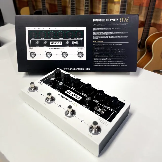 Pedaleira Efeitos Para Guitarra Mooer Preamp Live M999
