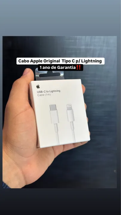 Cabo Apple Original USB-C para Lightning 1m