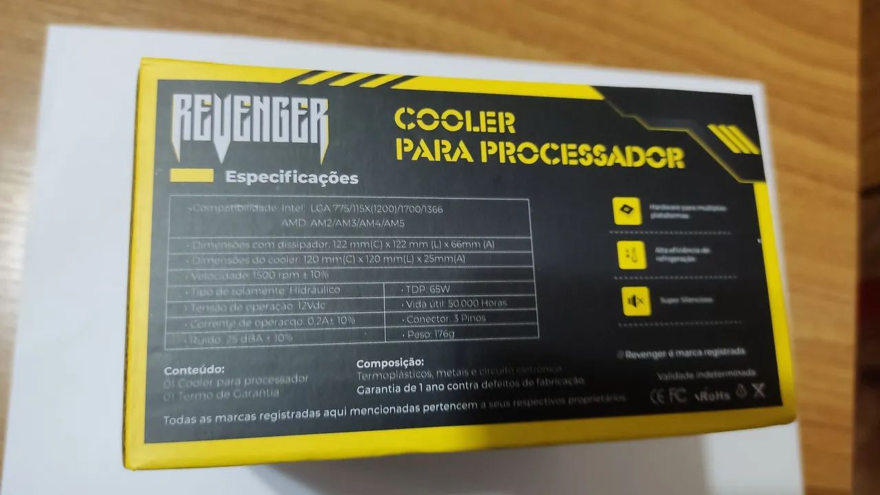 Cooler para CPU Revenger Novo. - Foto 3