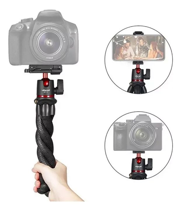 Tripé Flexível Ulanzi Mt-11  para Câmera e Telefone - Foto 4