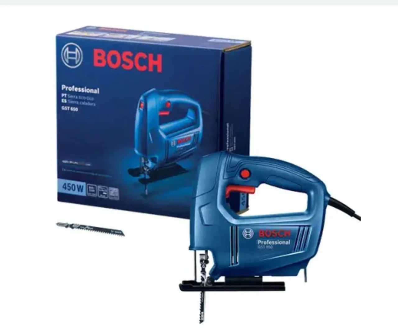 Serra de Recorte Bosch GST 650 450W - Nova