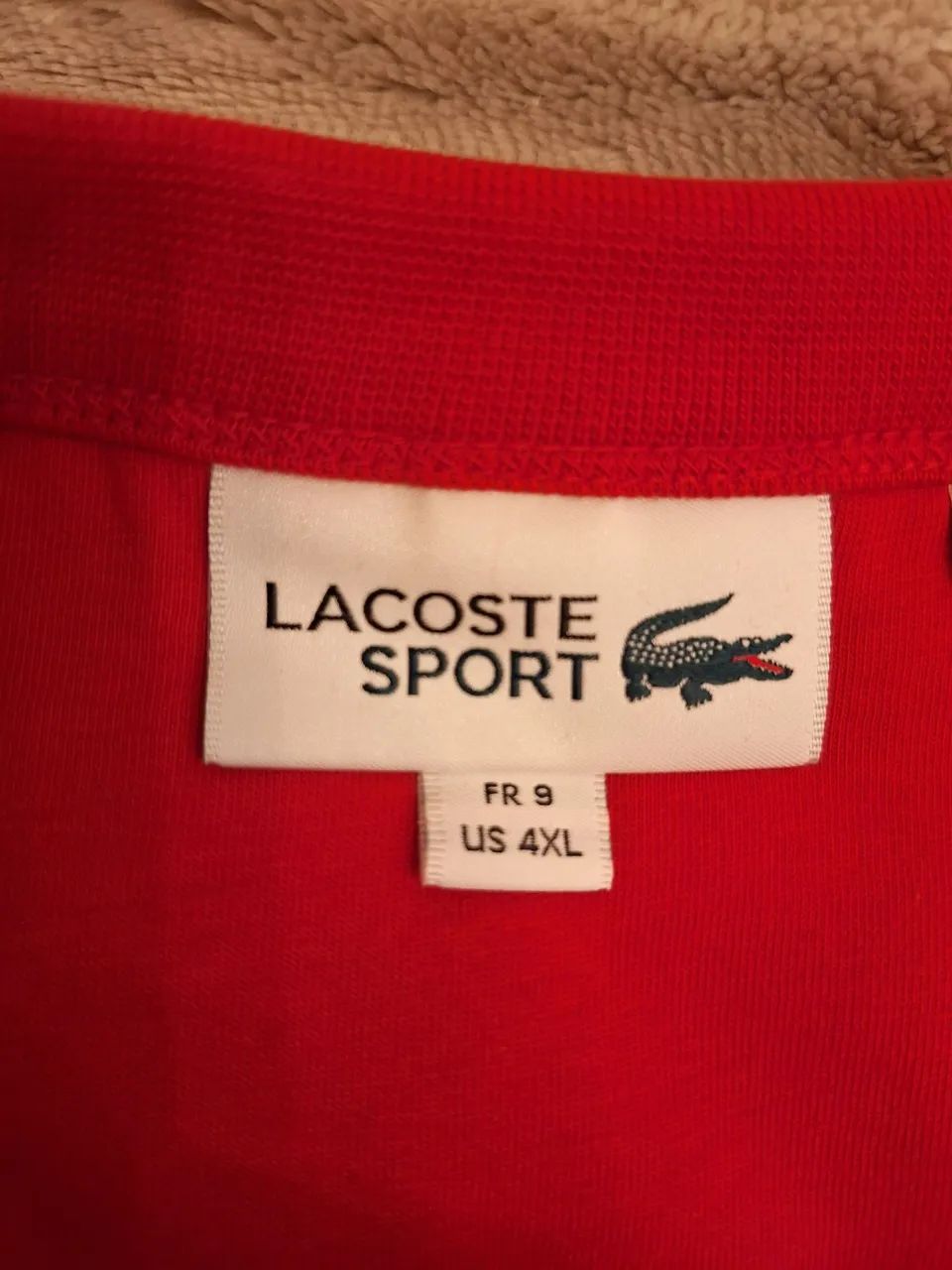 Moletom Lacoste Sport Vermelho com Design Exclusivo - Foto 3
