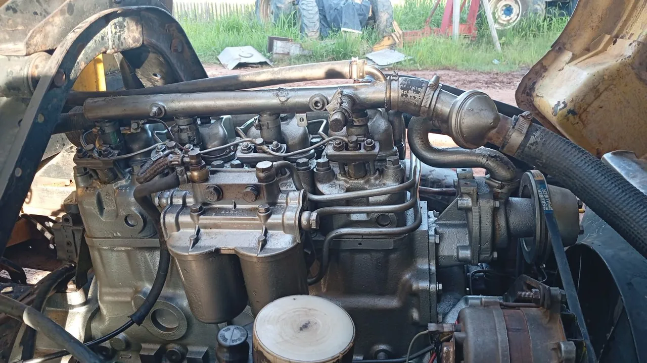 Motor Mwm 229 revisado não vai motor de partida nem compressor
