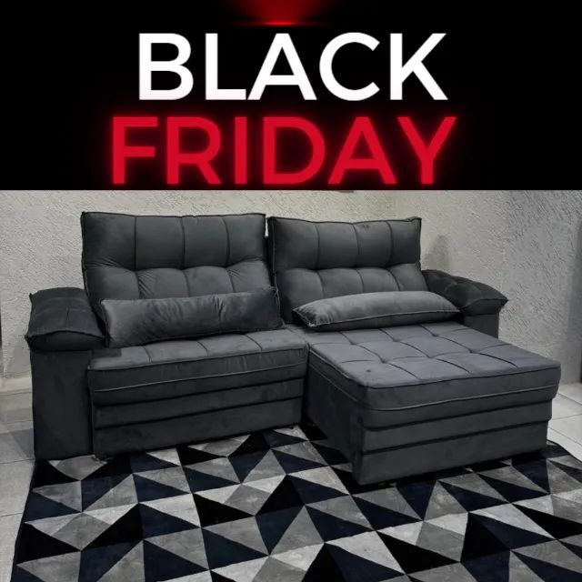 sofa retratil com veludo
