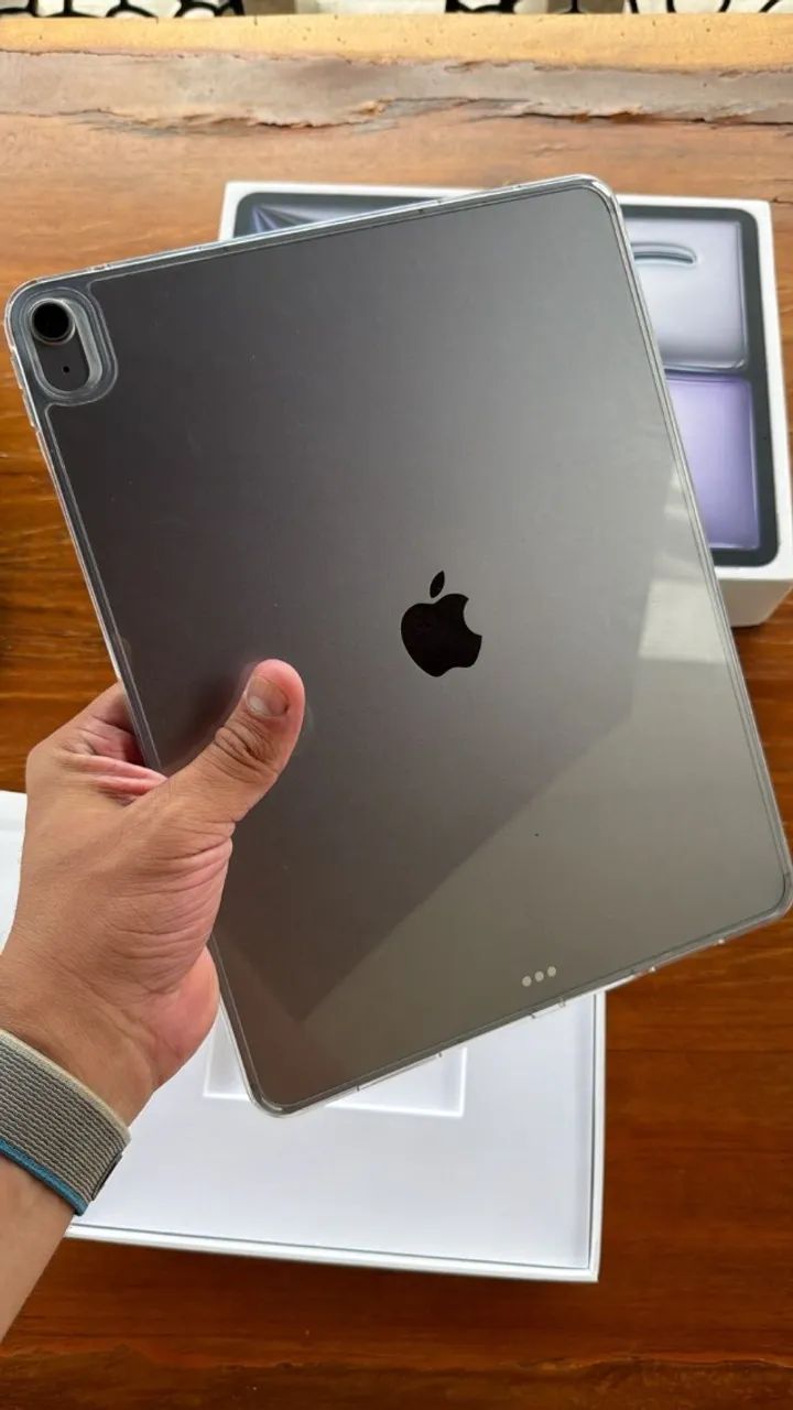 IPad Air 13' M3 128gb cell + wifi cx aberta p/ teste - Foto 3