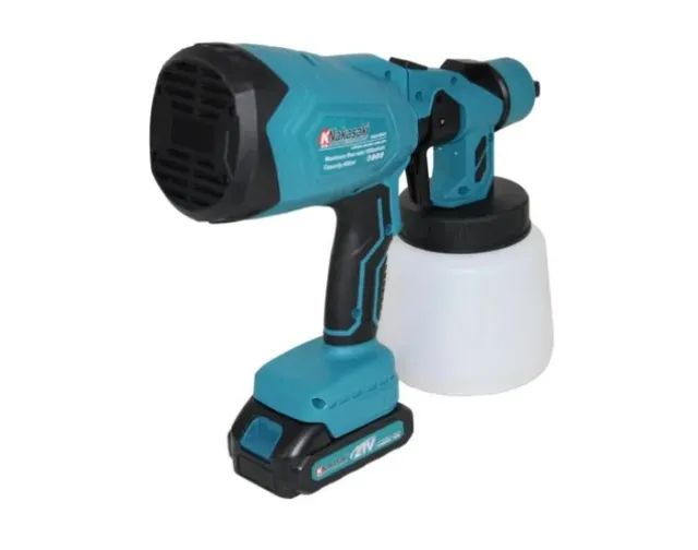 Pulverizadora Pistola A Bateria 21v Com 3 Bicos Nakasaki - Foto 3