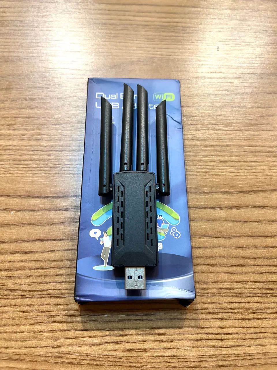 Adaptador Wi-Fi AC1200 USB 3.0 Dual Band - 4 Antenas - Foto 3